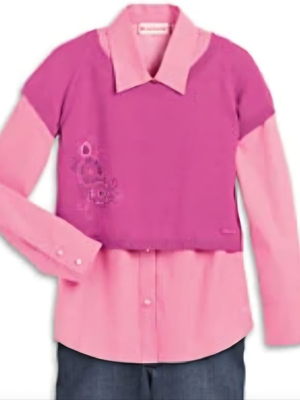 American Girl Dress Like Your Doll Girl's School Days Shirt & Sweater 2008 Sz 7